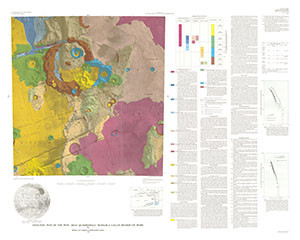 GEOLOGIC MAP MTM-20147 QUAD MANGALA MARS