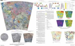 GEO MAP HELEN PLANITIA QUAD V-52 VENUS