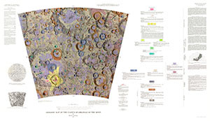 GEOLOGIC MAP CLAVIUS QUADRANGLE THE MOON