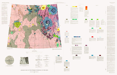 GEOLOGIC MAP RUMKER QUADRANGLE THE MOON