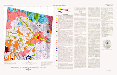 GEOLOGIC RIMA HYGINUS REGION THE MOON