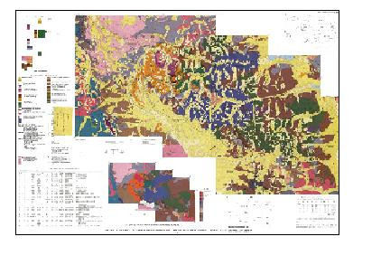 GEOLOGIC MAP COLLEGIATE PEAKS WILDERNESS
