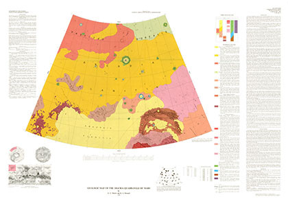 GEOLOGIC MAP DIACRIA QUADRANGLE OF MARS