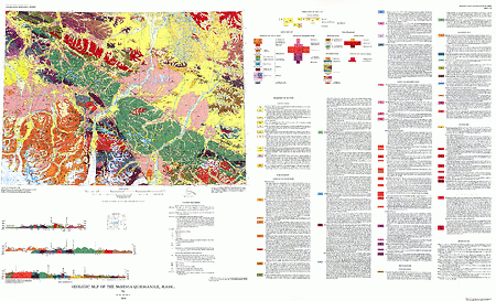 NABESNA, GEOLOGIC MAP, AK