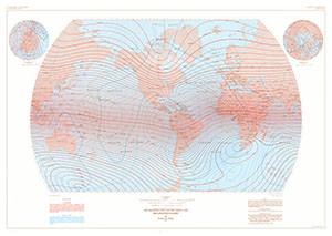 MAGNETIC FIELD EARTH INCLINATION CHART
