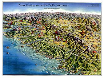 MAJOR EARTHQUAKES PACIFIC NORTHWEST