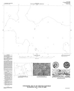TOPOGRAPHIC MAP AMENTHES NW QUAD MARS