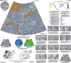 GEOLOGIC MAP MESKHENT TESSERA QUAD VENUS