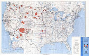 INDIAN LAND AREAS, US