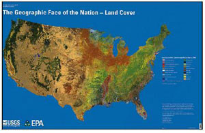 GEOGRAPHIC FACE OF THE NATION LAND COVER