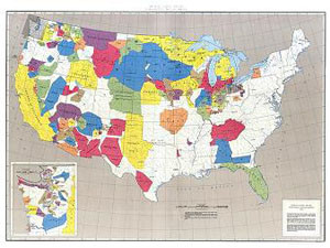 INDIAN LAND AREAS JUDICIALLY, US