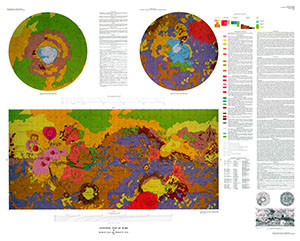 GEOLOGIC MAP OF MARS, 1978 EDITION