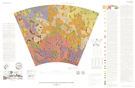 GEOLOGIC MAP PHAETHONTIS QUAD MARS