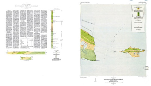 MANITOU ISLAND - BEDROCK GEOL, MI