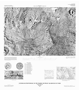 CONTROLLED PHOTOMOSAIC THARSIS SE MARS