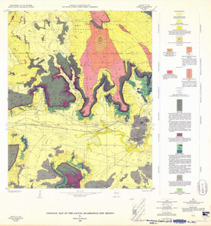 LAGUNA, GEOL. MAP OF, NM