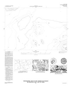 TOPOGRAPHIC MAP THARSIS SW QUAD MARS