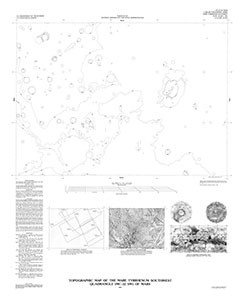 TOPOGRAPHIC MAP MARE TYRRHENUM SW MARS