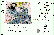 GEOL MAP, MONTES APENNINUS REGION, MOON