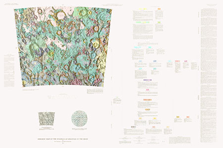 GEOLOGIC MAP WILHELM QUADRANGLE THE MOON