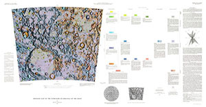 GEOLOGIC MAP SCHICKARD QUAD THE MOON