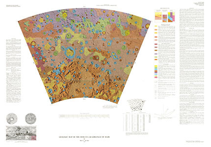 GEOLOGIC MAP OF ERIDANIA QUADRANGLE MARS