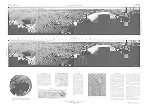 VIKING LANDER 1 PHOTOMOSAIC EVENING MARS