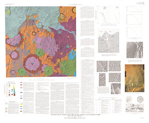 GEOLOGIC MAP AREA 1B MANGALA VALLES MARS