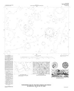 TOPOGRAPHIC MAP SINUS SABAEUS SW MARS