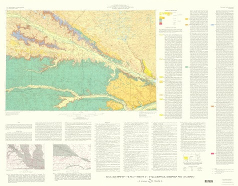 GEOLOGIC MAP OF THE SCOTTSBLUFF QUAD, NE