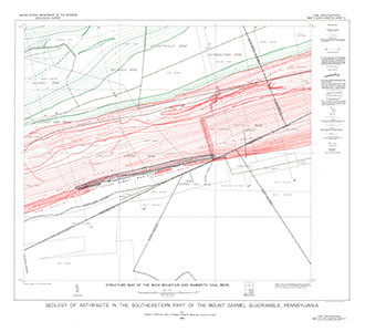 MOUNT CARMEL-STRUCTURE MAP, PA