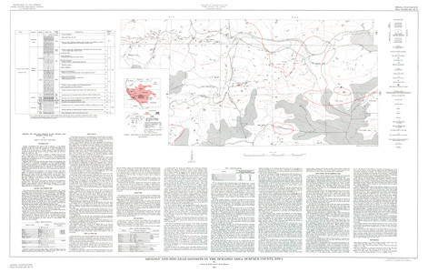 GEOLOGY AND ZINC LEAD DURANGO AREA, IA