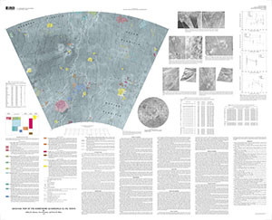 GEOLOGIC MAP BARRYMORE QUAD (V-59) VENUS