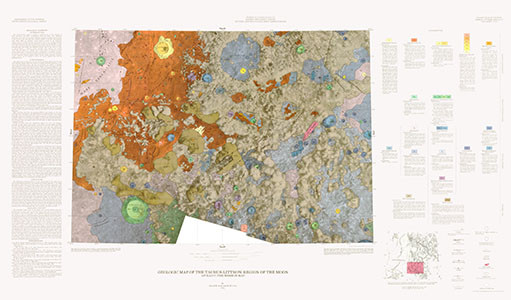 GEOLOGIC TAURUS-LITTROW REGION THE MOON