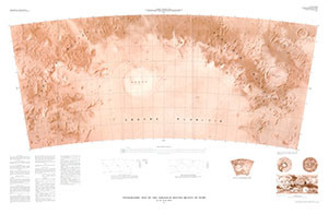 TOPOGRAPHIC NEREIDUM MONTES REGION MARS