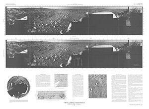 VIKING LANDER 1 PHOTOMOSAIC MORNING SCEN