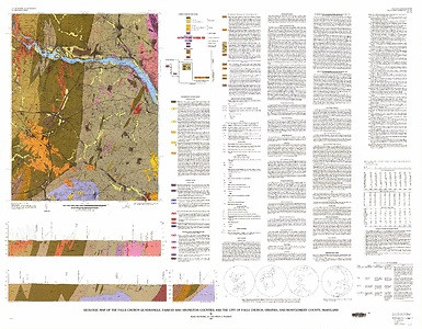 GEOLOGIC MAP OF THE FALLS CHURCH QUAD,VA