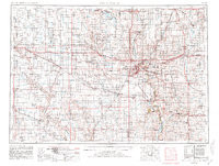 SIOUX FALLS, SD-IA-MN HISTORICAL MAP GEO