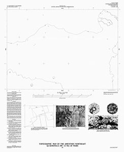 TOPOGRAPHIC MAP AMENTHES NE QUAD MARS