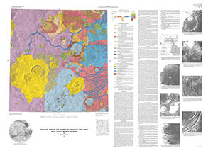 GEOLOGIC MAP POMPEII MAJA VALLES MARS