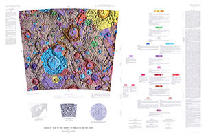 GEOLOGIC MAP RHEITA QUADRANGLE OF MOON