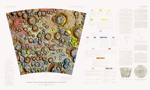 GEOLOGIC MAP HOMMEL QUADRANGLE THE MOON
