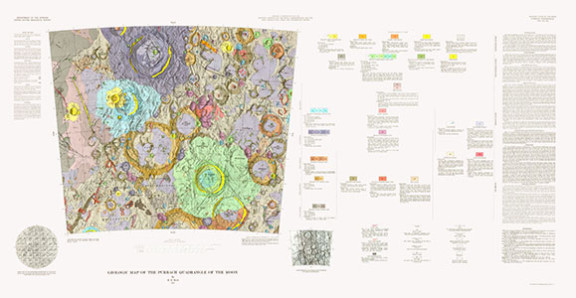 GEOLOGIC MAP PURBACH QUAD THE MOON