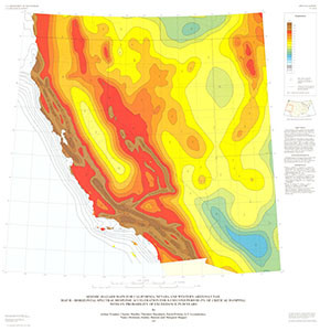 SEISMIC-HAZARD MAPS CA, NV, AZ, UT MAP H