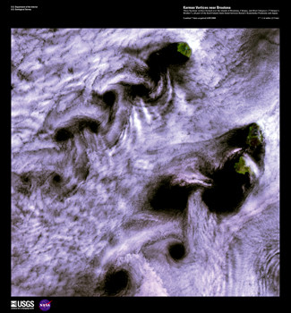 EARTH AS ART KARMAN VORTICES BROUTONA