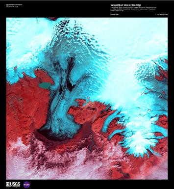 EARTH AS ART 2 VATNAJOKULL GLACIER ICE C