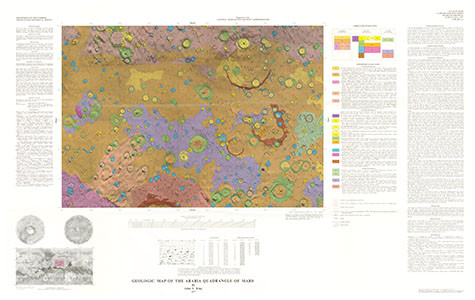 GEOLOGIC MAP ARABIA QUADRANGLE OF MARS