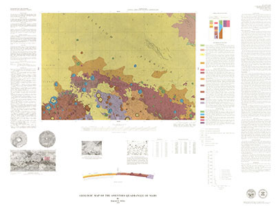 GEOLOGIC MAP AMENTHES QUADRANGLE MARS