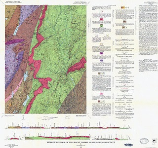 MOUNT CARMEL - BEDROCK GEOLOGY, CT