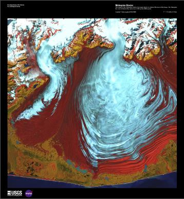 EARTH AS ART (EAA) MALASPINA GLACIER